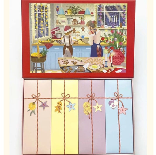 Puzzle Calendrier de l'AVENT 4 boites - Vissevasse - 1000 pièces