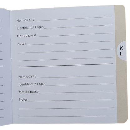 Carnet à mots de passe - Hiboux dans un arbre