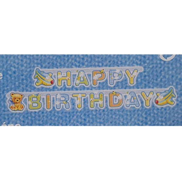 Chainette décorative Happy Birthday OURSON