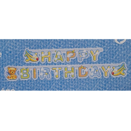 Chainette décorative Happy Birthday OURSON