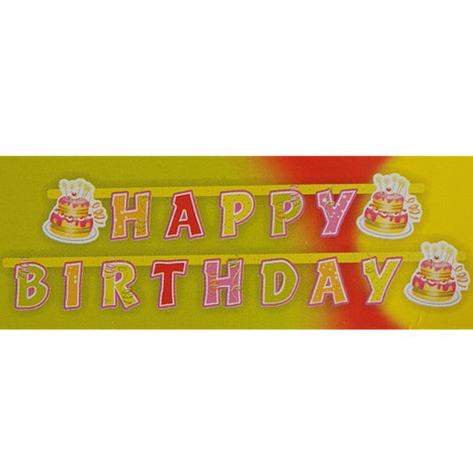 Chainette décorative Happy Birthday