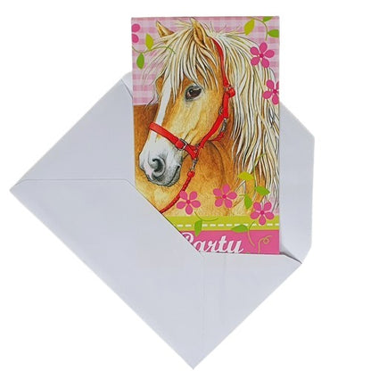 Cartes d'invitation Cheval