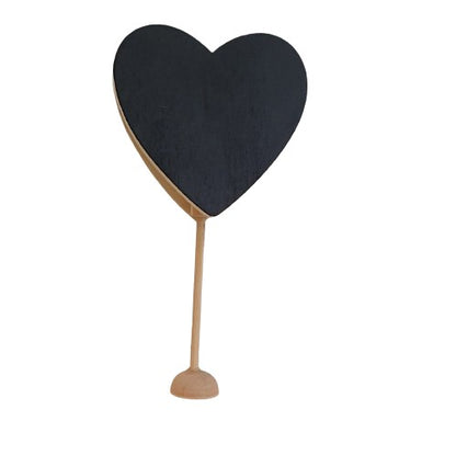 Cœur avec pince sur pied