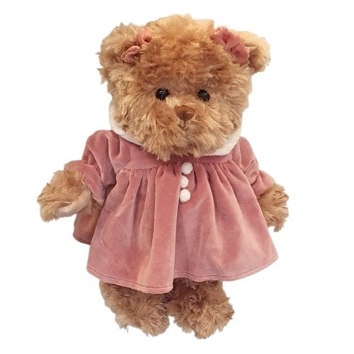 Oursonne en robe velours Geraldine