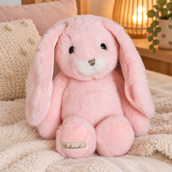 Peluche lapin Jumpy Bunny - Sloane - Pêche