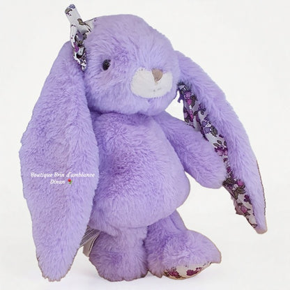 Lapin en peluche - Junior Kanina Lavande floral