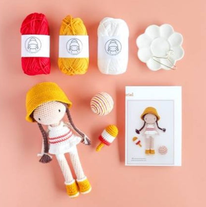 Kit crochet Les panoplies de Lulu - Lulu à la plage