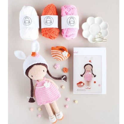 Kit crochet Les panoplies de Lulu - Lulu fête les fleurs