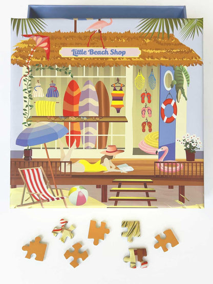 Puzzle Little beach shop - Vissevasse - 150 pièces