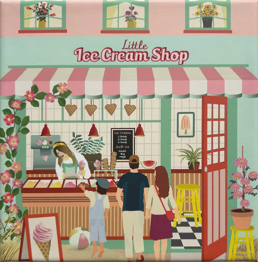 Puzzle Little Ice cream shop - Vissevasse - 150 pièces