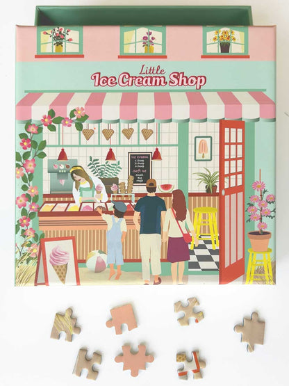 Puzzle Little Ice cream shop - Vissevasse - 150 pièces