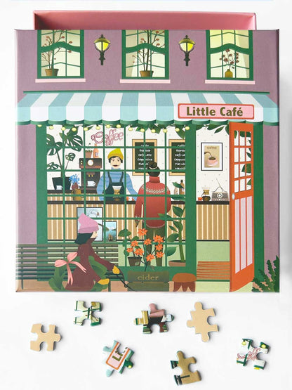 Puzzle Little Café - Vissevasse - 150 pièces