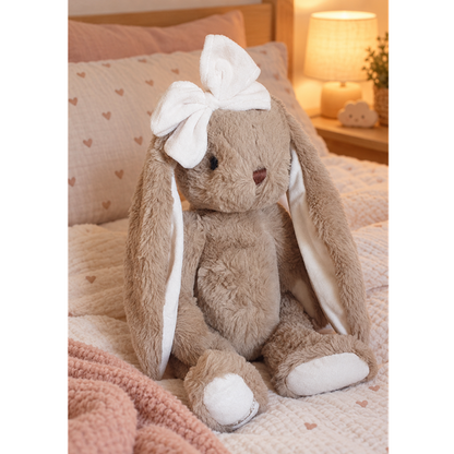 Lapin beige en peluche - Gabrielle et Patrick