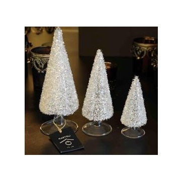 Sapins en verre - Coffret de 3