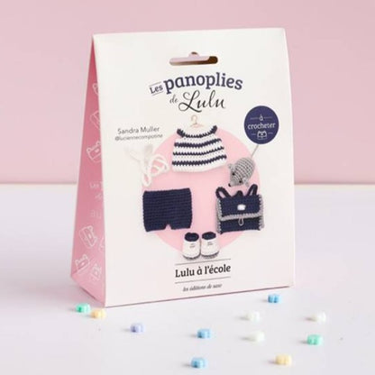 Kit crochet Les panoplies de Lulu - Lulu à l'école