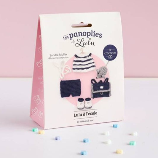 Kit crochet Les panoplies de Lulu - Lulu à l'école