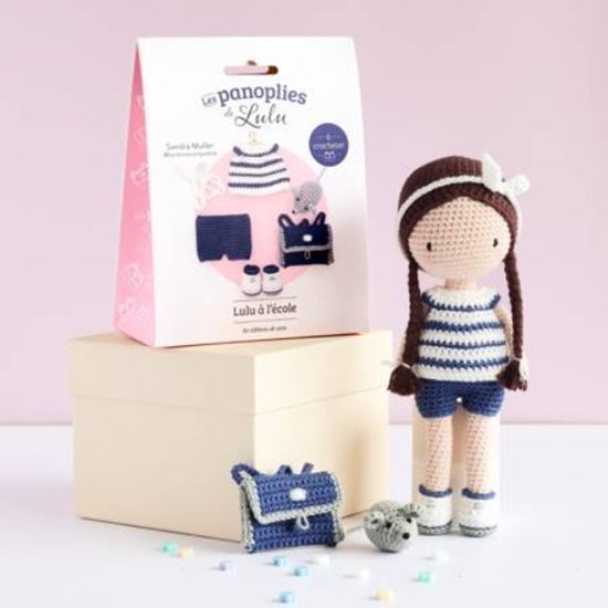 Kit crochet Les panoplies de Lulu - Lulu à l'école