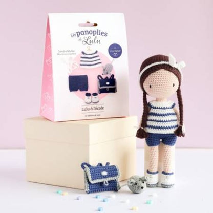Kit crochet Les panoplies de Lulu - Lulu à l'école