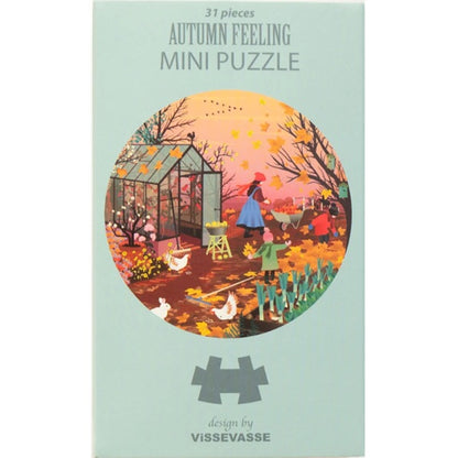 Mini puzzle rond Autumn feeling - Vissevasse - 31 pièces
