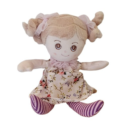Poupée My little doll - Robe fleurie collants roses