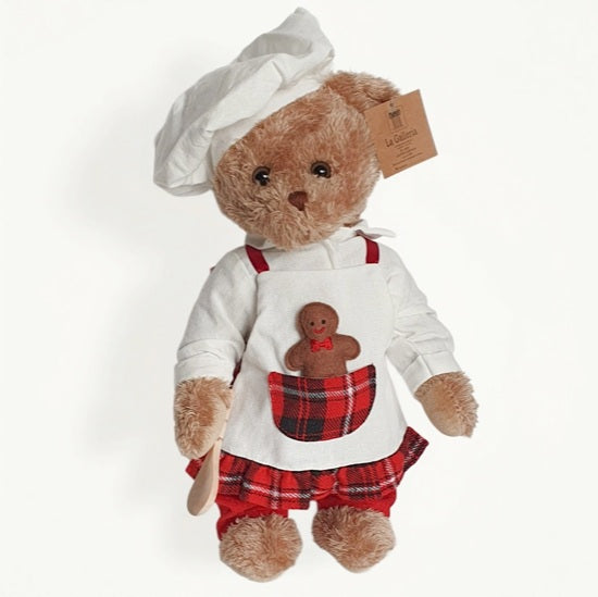 Ours cuisinier en peluche