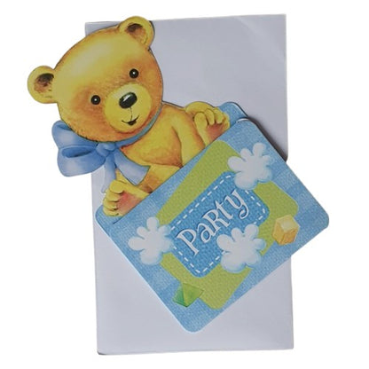 Cartes d'invitation Ourson