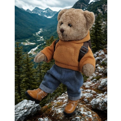 Ours en peluche Randonneur avec sac à dos