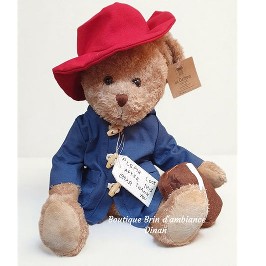 Ours en peluche PADDINGTON 40cm