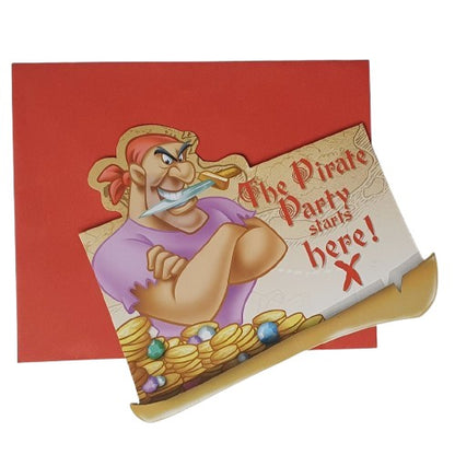 Cartes d'invitation Pirate