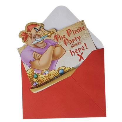 Cartes d'invitation Pirate