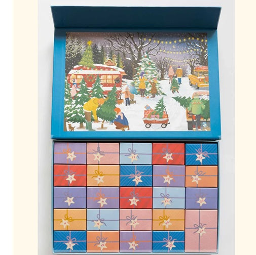 Puzzle Calendrier de l'AVENT  - Vissevasse - 1000 pièces