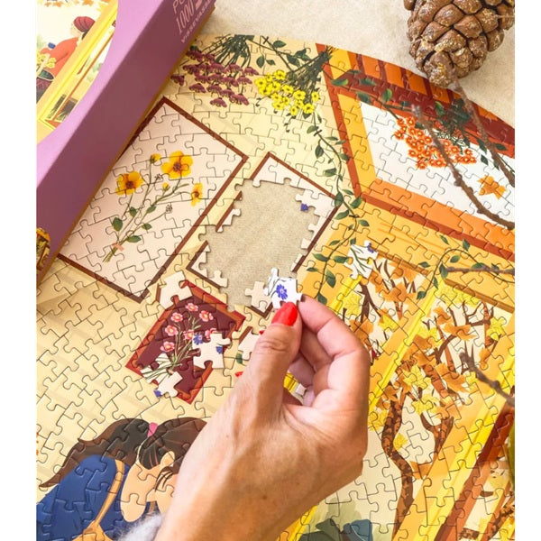 Puzzle rond Chesnut season - Vissevasse - 1000 pièces
