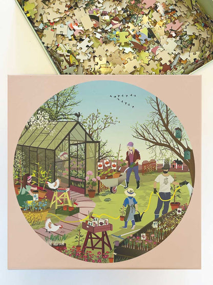 Puzzle rond Spring feeling - Vissevasse - 1000 pièces