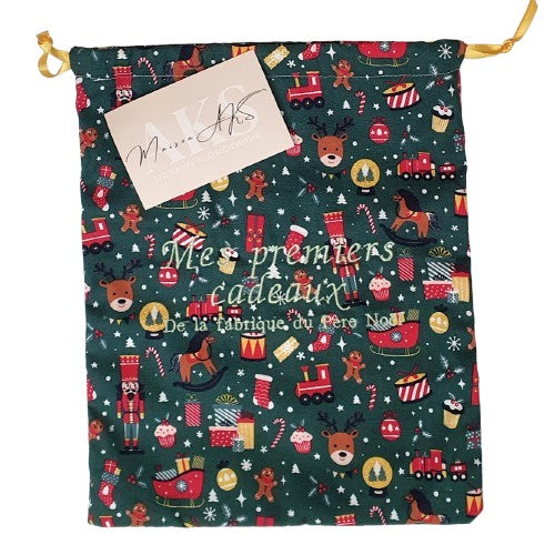 Sac à doudou - Mes premiers cadeaux de la fabrique du Père Noël