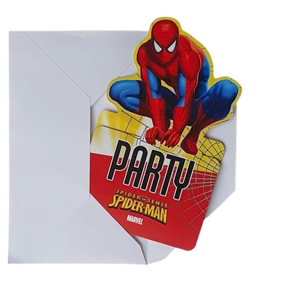 Cartes d'invitation Spiderman