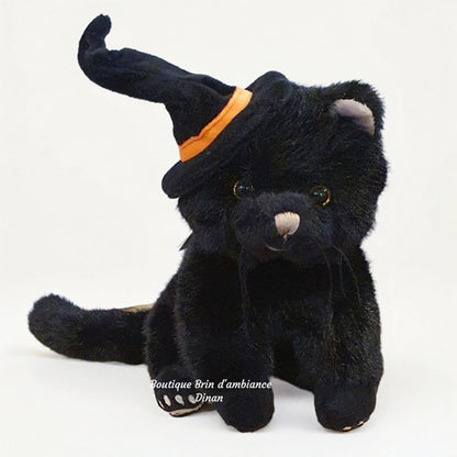 Chat noir en peluche Spooky Bambo