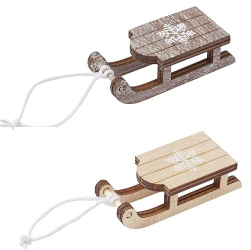 Petite luge en bois