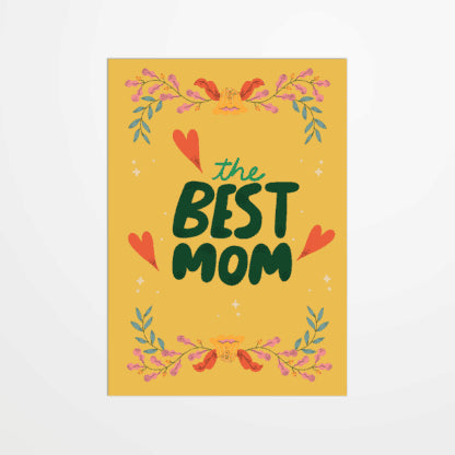 Carte postale - The best MOM