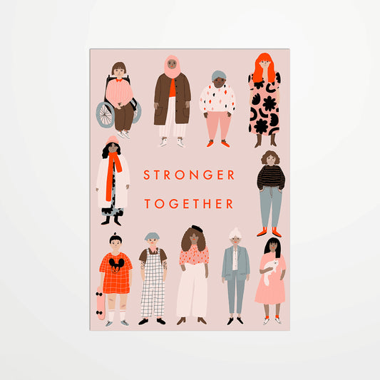 Carte postale - Stronger together