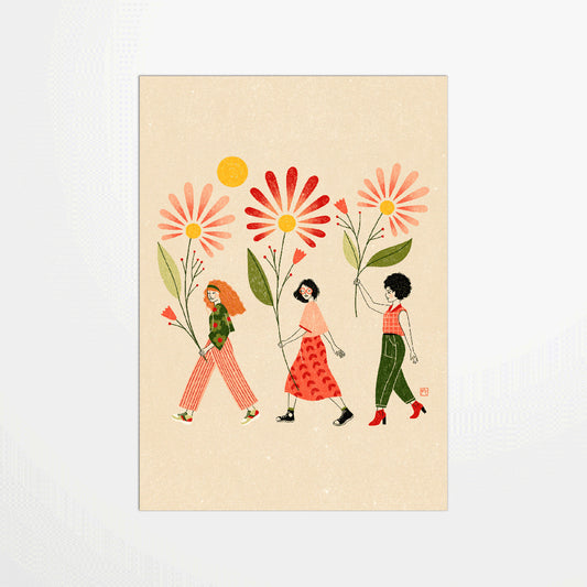 Carte postale - La parade