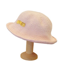 Charger l&#39;image dans la galerie, Chapeau au crochet naissance - Rose
