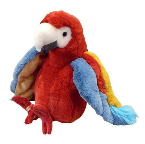 Perroquet en peluche Papaya