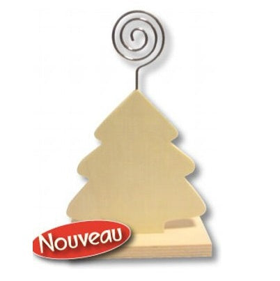 Sapin en bois à décorer