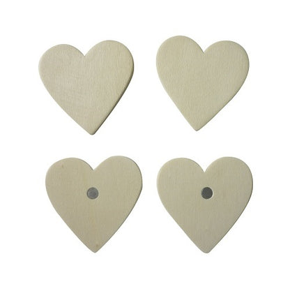 Déco magnétique en bois x5