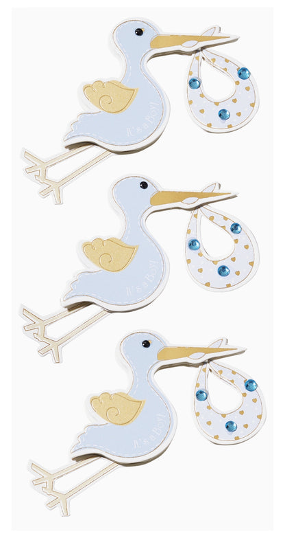 Stickers cigognes x3