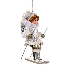 Figurine - Enfant sur ses skis