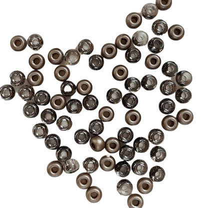 Perles de rocaille mélangées avec grand trou
