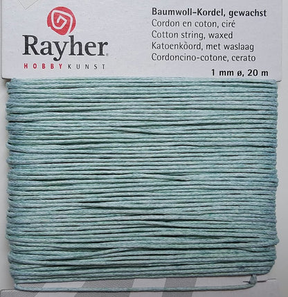 Cordon en coton ciré - Rayher