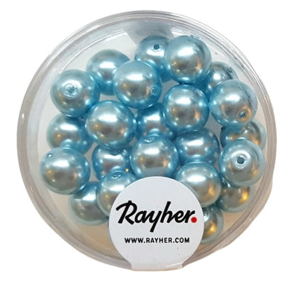 Perles en verre Renaissance 8mm x25