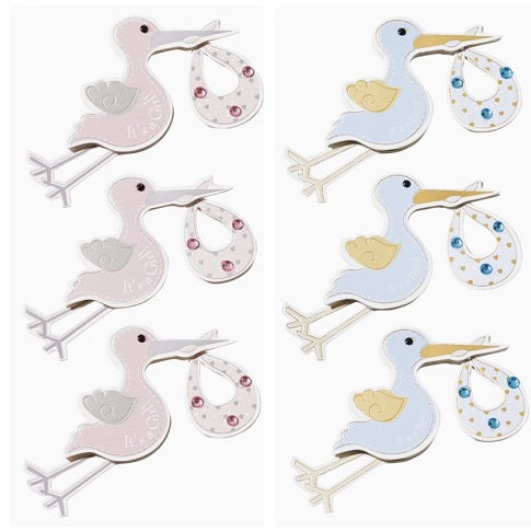 Stickers cigognes x3